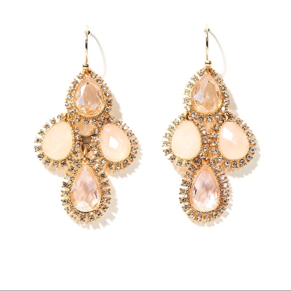 Jewelry 330 New Blush Pink Chandelier Earrings Poshmark